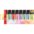 STABILO BOSS ORIGINAL Pastel - Highlighter - Pack of 8 - Assorted Colours MegaBDM