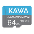 KAWA 64GB Micro SD Card, High Endurance Video Monitoring Card, microSDXC Flash Memory Card, A1, U3, Class10, V30, High Speed TF Card for DashCam, Security Camera, Baby Monitor, Phones, Tablets, Drones MegaBDM