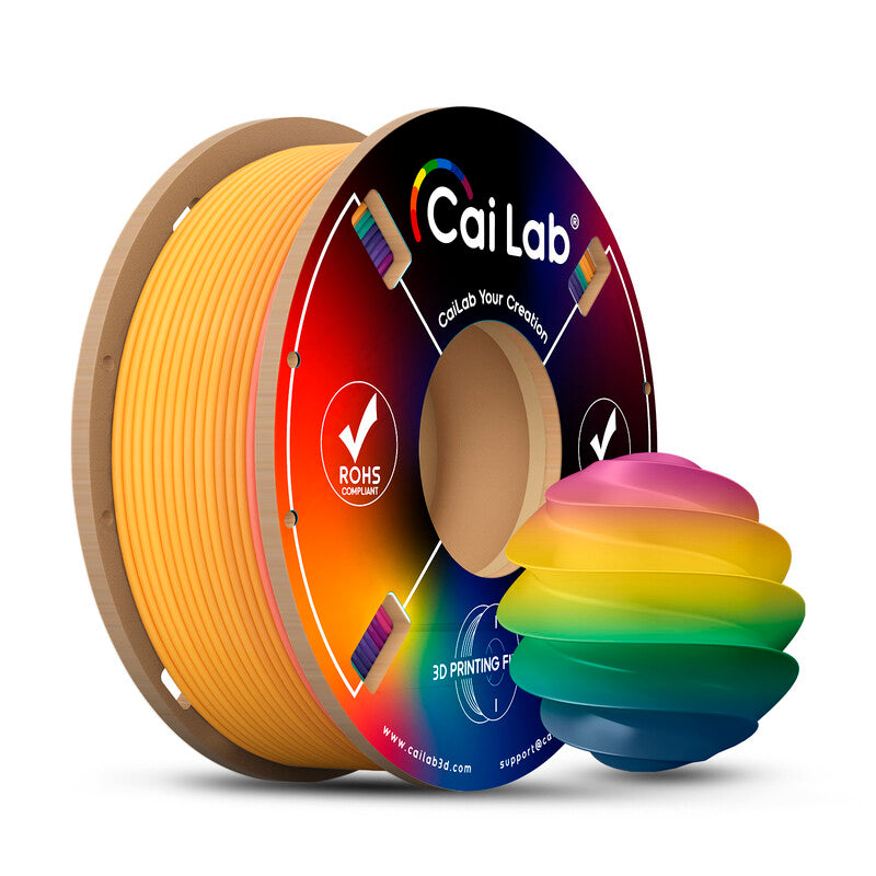 CAILAB 3D Printer Filament PLA Rainbow Gradient - Rainbow #3 MegaBDM