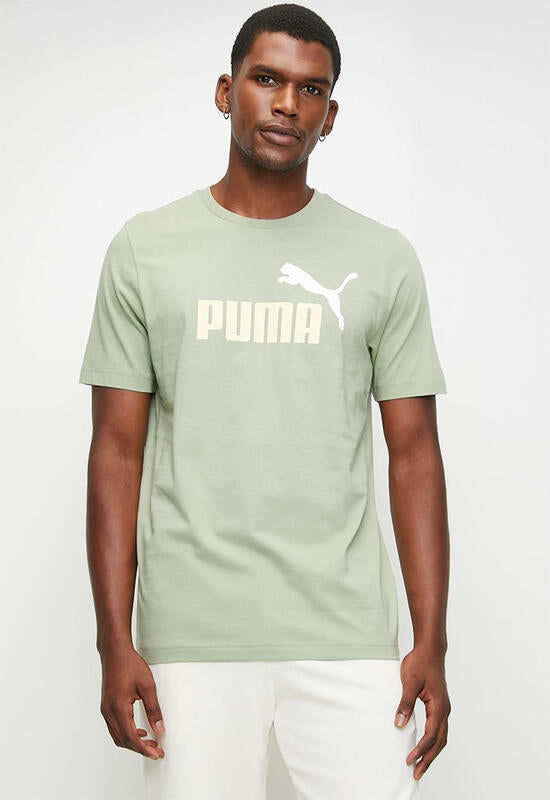 Puma Essentials 2 Color No. 1 Logo Tee - Lux Army MegaBDM