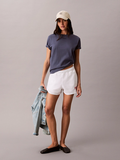 Calvin Klein Jeans Women Towel Terry Dolphin Shorts - Bright White MegaBDM