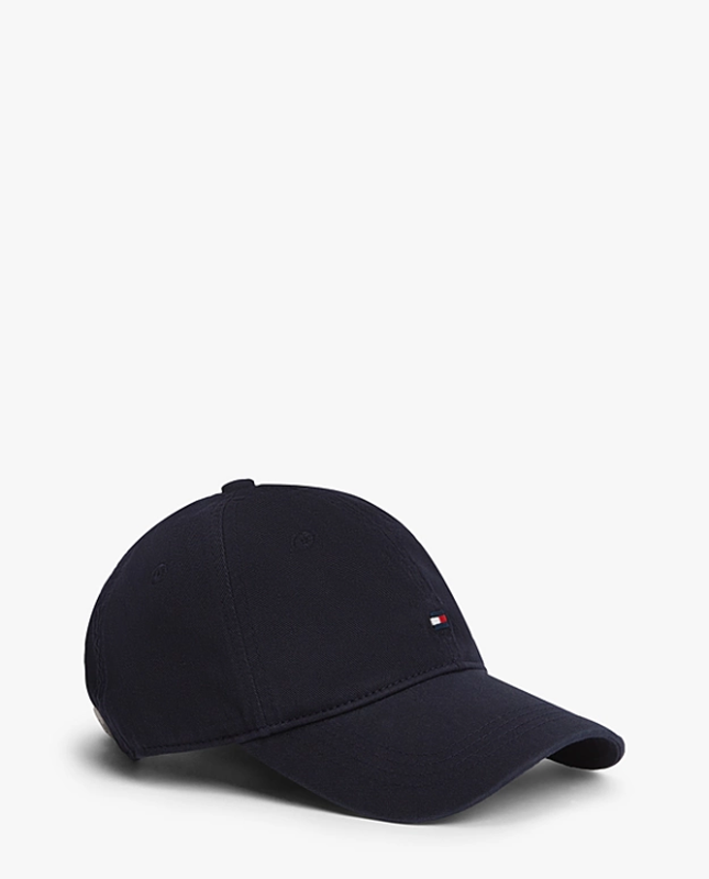 Tommy Hilfiger Accessories Hilfiger Flag Embroidery Baseball Cap - Space Blue MegaBDM