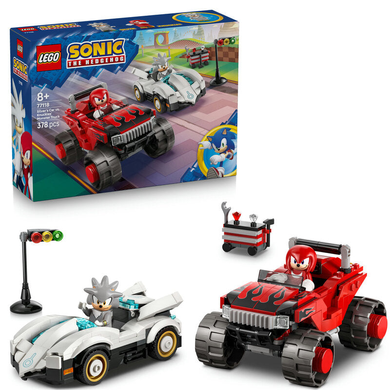 LEGO Sonic 77118 Silver's Car vs. Knuckles' Monster Truck MegaBDM