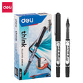 Deli Gel Ink Pens, Office & School Supplies, 0.7mm Medium Point, Black, 12-Pack MegaBDM