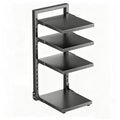 Maxcook 4-Tier Adjustable Kitchen Utensil Rack - Black MegaBDM