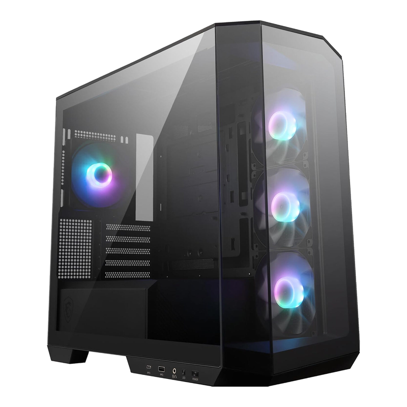 MSI MAG PANO M100R PZ Mid Tower Gaming Case - Black MegaBDM