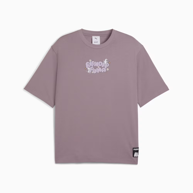 Puma X RIPNDIP Boxy Graphic Tee - Plum Jam MegaBDM