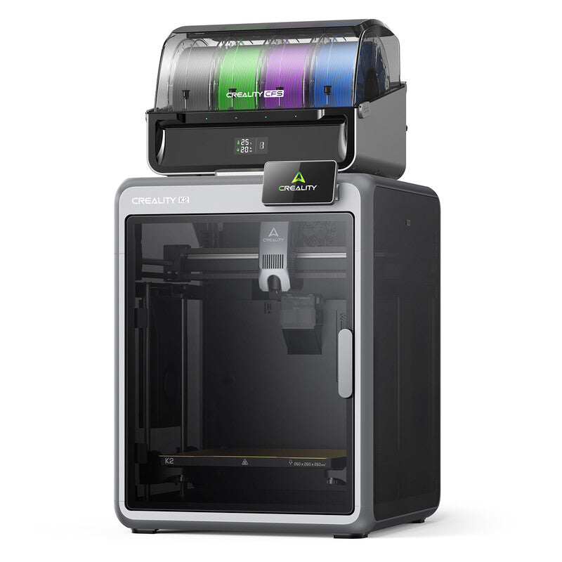 Creality K2 Combo 3D Printer - CFS Multicolor Printing, 600mm/s Max Speed, Smart Auto Leveling & AI Camera, 260x260x260mm Build Volume MegaBDM