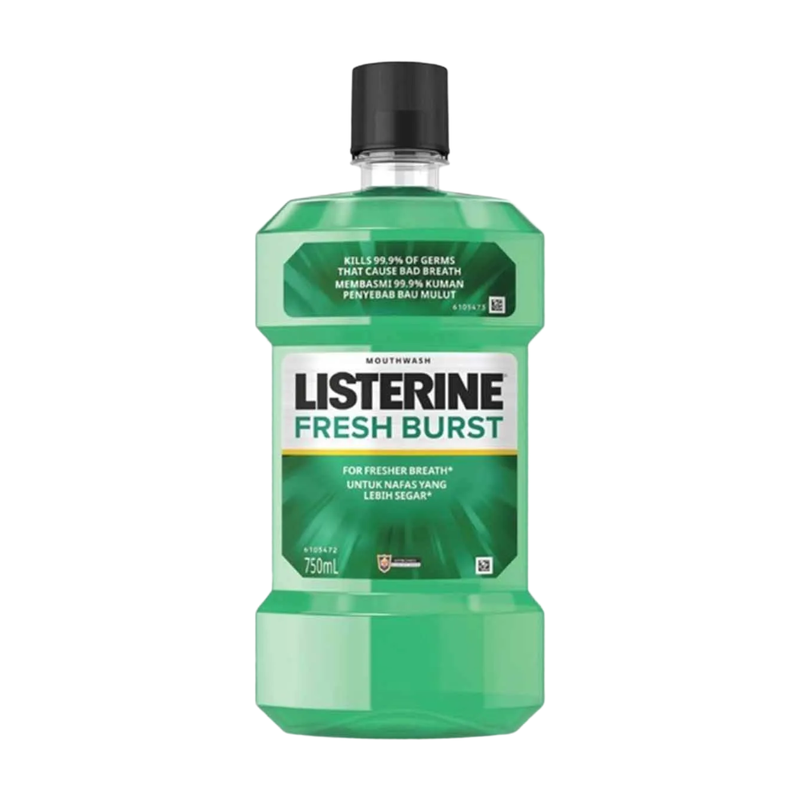 Listerine Essentials Freshburst Mouthwash 750ml MegaBDM