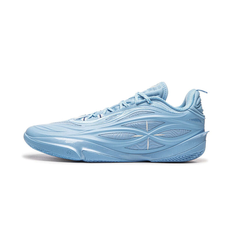 EU42.5 Li-Ning Men's WADE 808 5 ULTRA V2 Professional Basketball Shoes SUPER BOOM Cushion LiNing Competition Sneakers ABAV045 Men's Basketball Professional Game Shoes Indoor and Outdoor - Light Sea Blue MegaBDM
