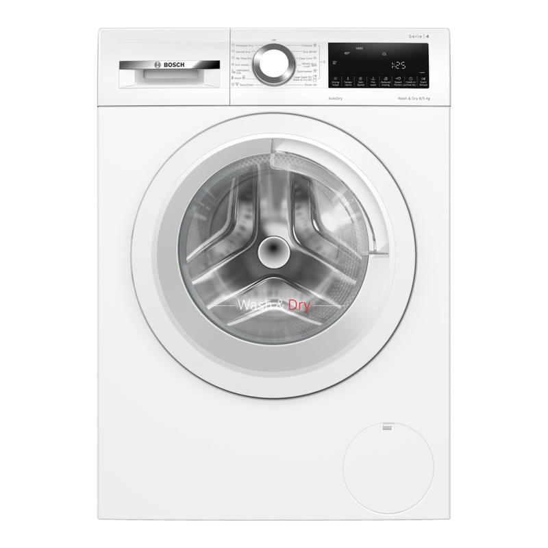 Bosch WNA134U8GB Series 4 8kg/5kg Washer Dryer - White - E Rated MegaBDM