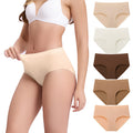 BAMBOO COOL Women's Briefs Underwear Lady Breathable Knickers with Mid Waist Color Group A M (5 Pack) MegaBDM