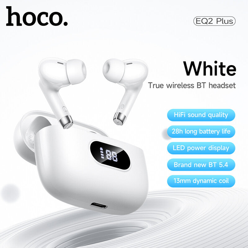 EQ2 Plus Thought True Wireless BT Headset White MegaBDM