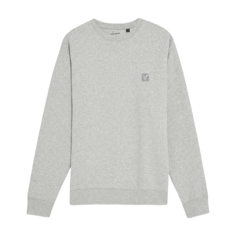 Lyle & Scott Men's Lounge Crew Neck Sweatshirt - Light Grey Marl MegaBDM