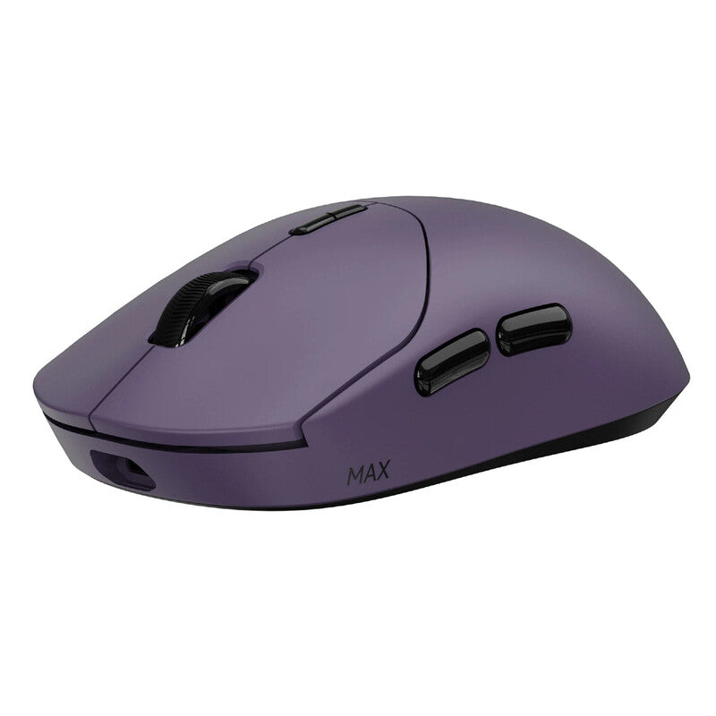 RAPOO VT2 MAX Wireless Gaming Mouse, True 8K Wireless Polling Rate, 53g Lightweight, Up to 750 Hr Battery, Nordic nRF54L15 MCU, 120-Million Optical Switch, 10 Programmable Buttons, Macro Enabled - Purple MegaBDM