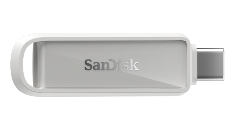 SanDisk Phone Drive with USB-C, Arctic White, 128GB MegaBDM