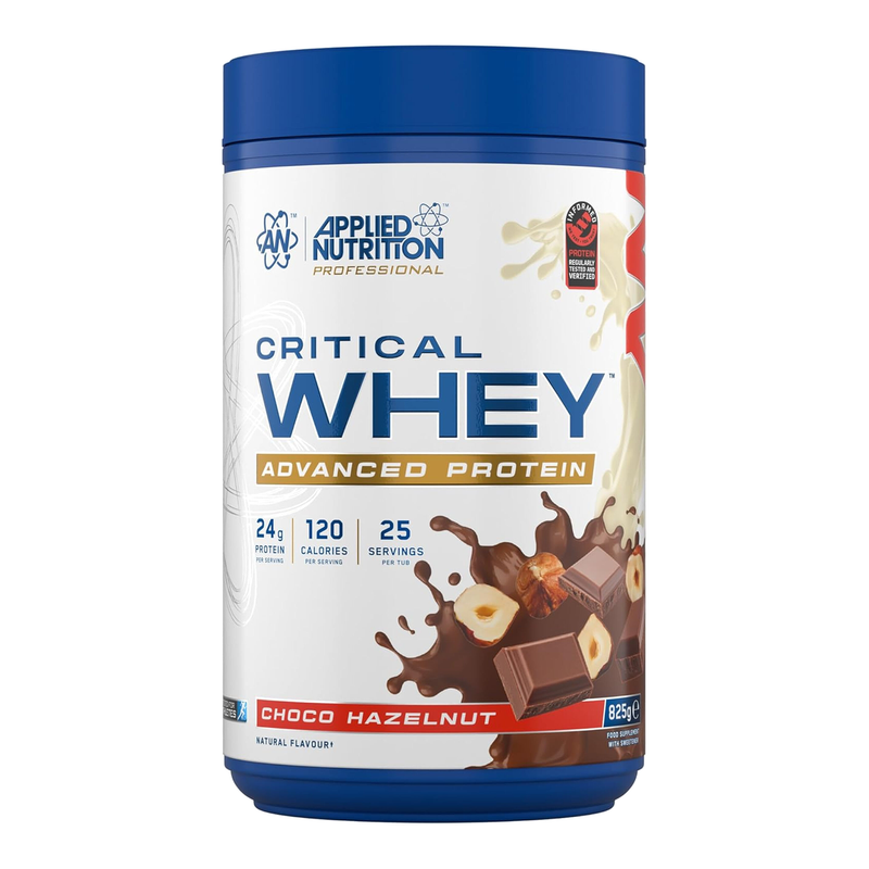 Applied Nutrition Critical Whey Protein Chocolate Hazelnut Protein Nutrition Powder - 825g MegaBDM