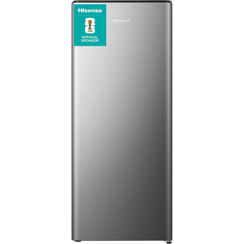 Hisense 126cm Fridge with Ice Box - 165L Capacity, Silver, E-Rated, RR220D4BDE MegaBDM