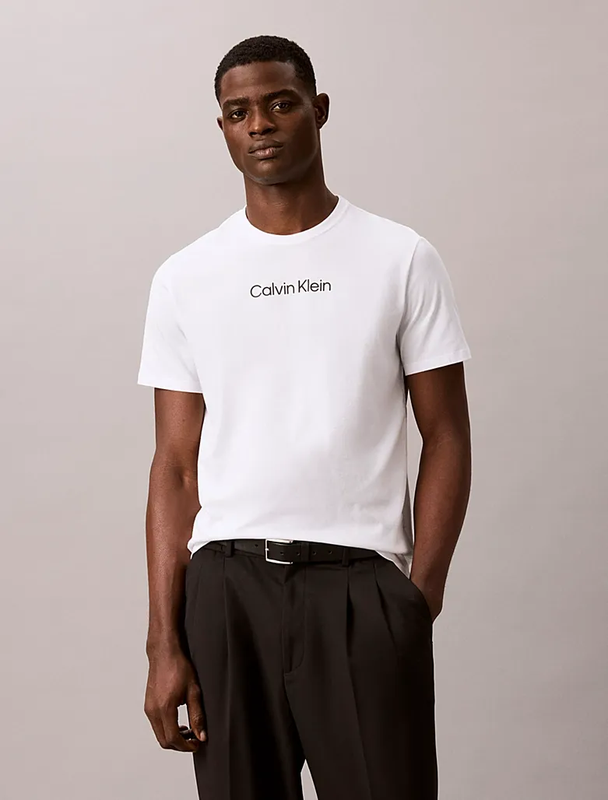 Calvin Klein Essential Cotton Logo T-Shirt - Bright White MegaBDM