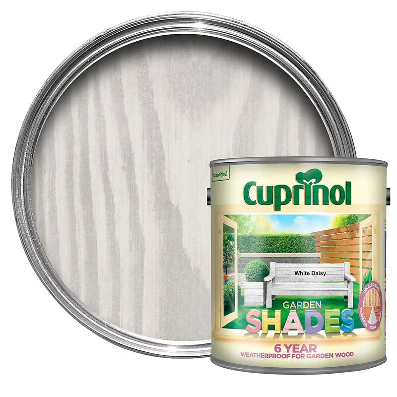 Cuprinol Garden Shades Matt Wood Treatment - White Daisy - 2.5L MegaBDM
