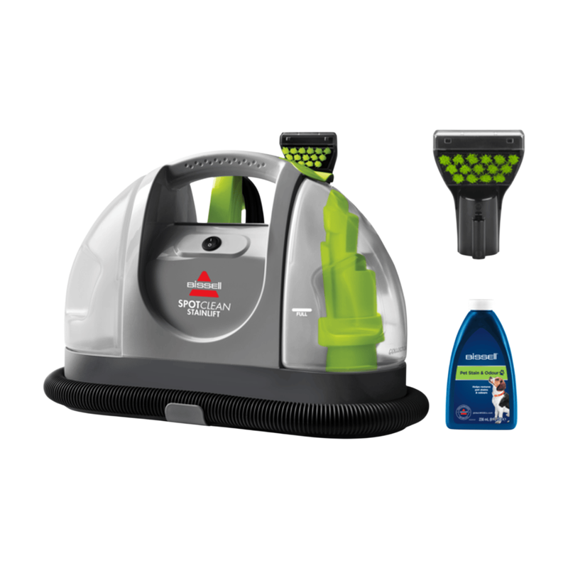 Bissell SpotClean Stain Lift, Carpet Cleaner, Portable Spot Cleaner, Spills & Carpet Stain Remover with HeatWave Technology, Upholstery Cleaner, Carpets, Stairs, Car Seat, Mattress & Sofa Cleaner, 2067E MegaBDM