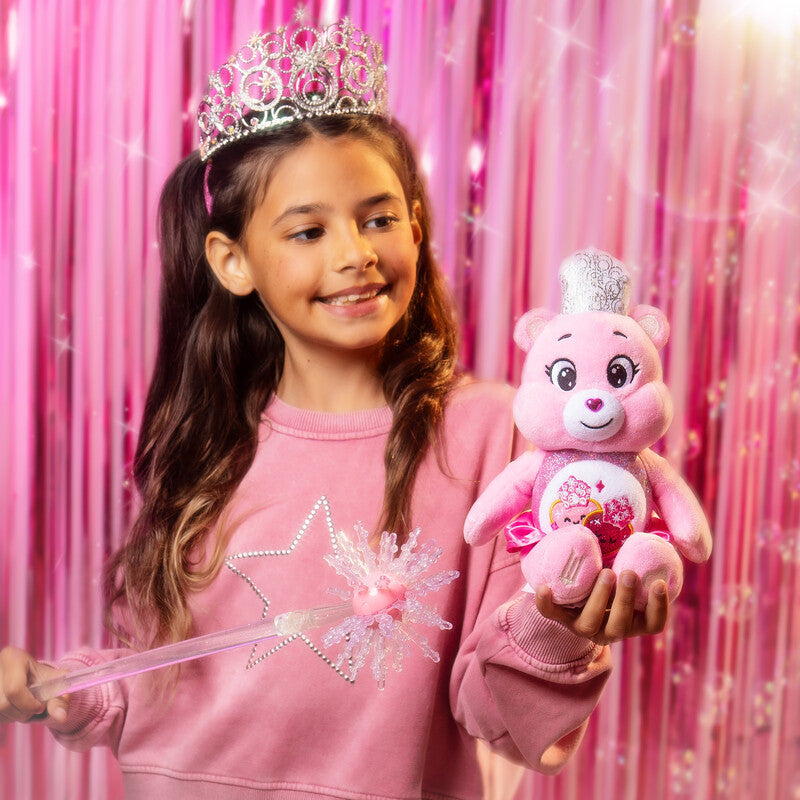 Care Bears x Wicked Love-a-Lot Bear as Glinda 22cm Plush Soft Toy