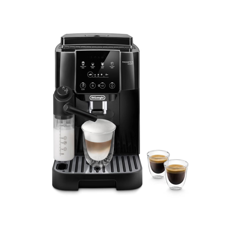 De'Longhi Magnifica Start Fully Automatic Bean To Cup Coffee Machine - Black, Auto Milk, with 4 One-Touch Recipes, ECAM220.60.B MegaBDM