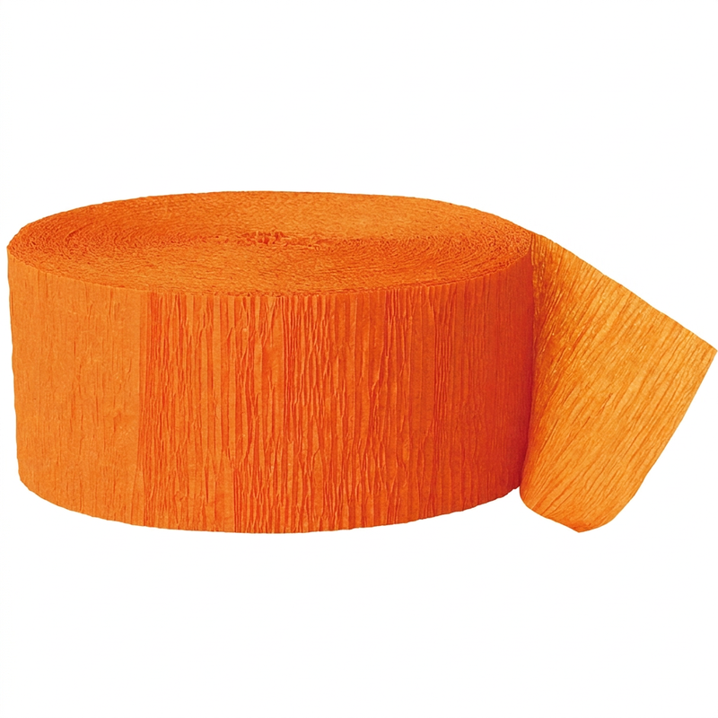 Orange Crepe Streamer, 81 ft MegaBDM
