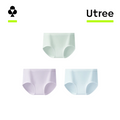 Utree - 2026 New Women's Modal Triangle Underwear, Pure Cotton, Cotton Crotch, Antibacterial - Romantic Blue + Light Lilac Purple + Mint Green - 165/95 (L) MegaBDM