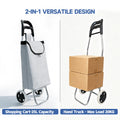 Strong bird 2026 New Arrival | Ergonomic Handle Grey Large-Size Folding Shopping Trolley, European Best-Selling Elderly-Friendly Grocery Cart, Large Capacity & Heavy-Duty for Supermarket Shopping, New Year Sale, Top Gift Picks MegaBDM