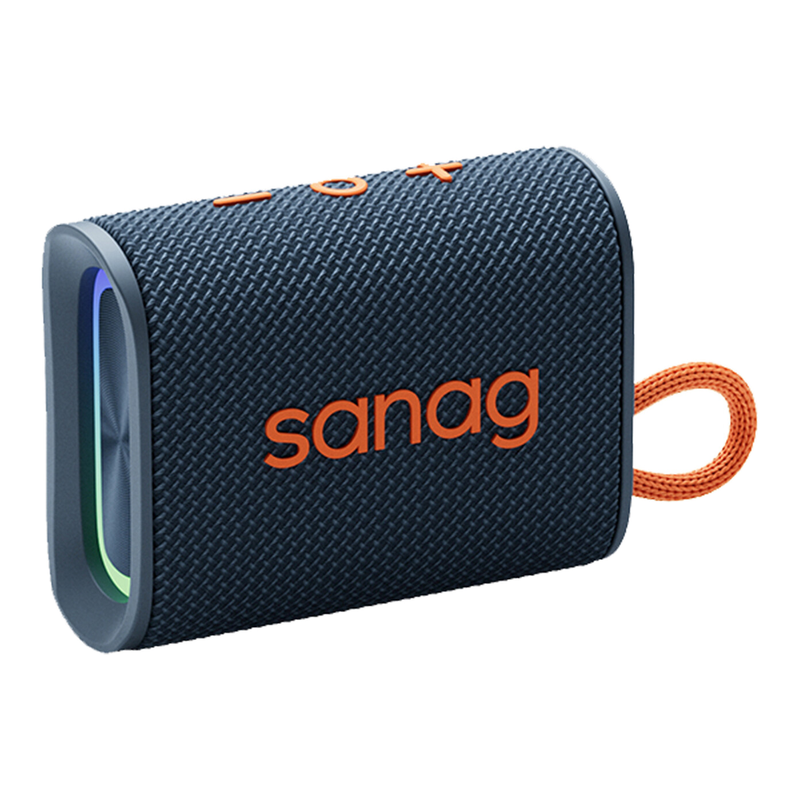 Sanag M13SIIProMax Fabric Strong Bass RGB IPX7 Waterproof Portable Bluetooth Wireless Speaker Weaving Fabric HIFI Outdoor Speaker S-M13SIIProMax-PT-Speaker-Blue MegaBDM