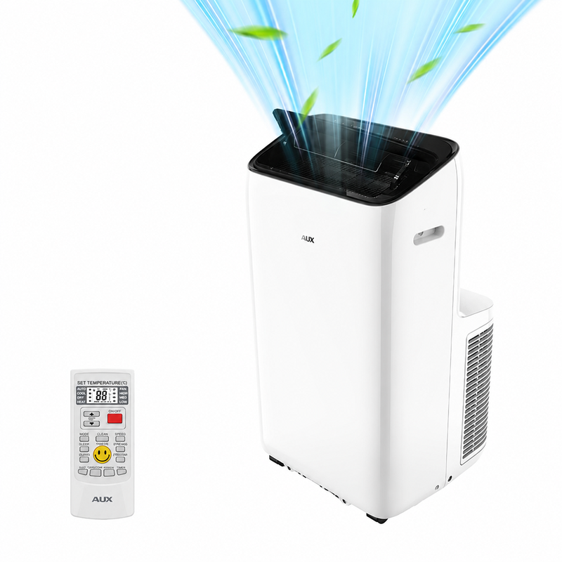 AUX 3-in-1 Mobile Air Conditioner 12000 BTU, Wi-Fi & Remote Control, 4 Modes, R290 Refrigerant, Window Kit Included,Class A Energy MegaBDM