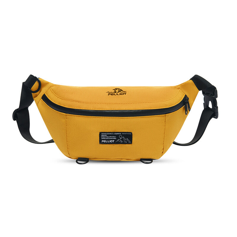 PELLIOT Daily Waist Pack Unisex Outdoor Sports Hands-Free Convenient – Warm & Eye-Catching, Autumn Yellow MegaBDM