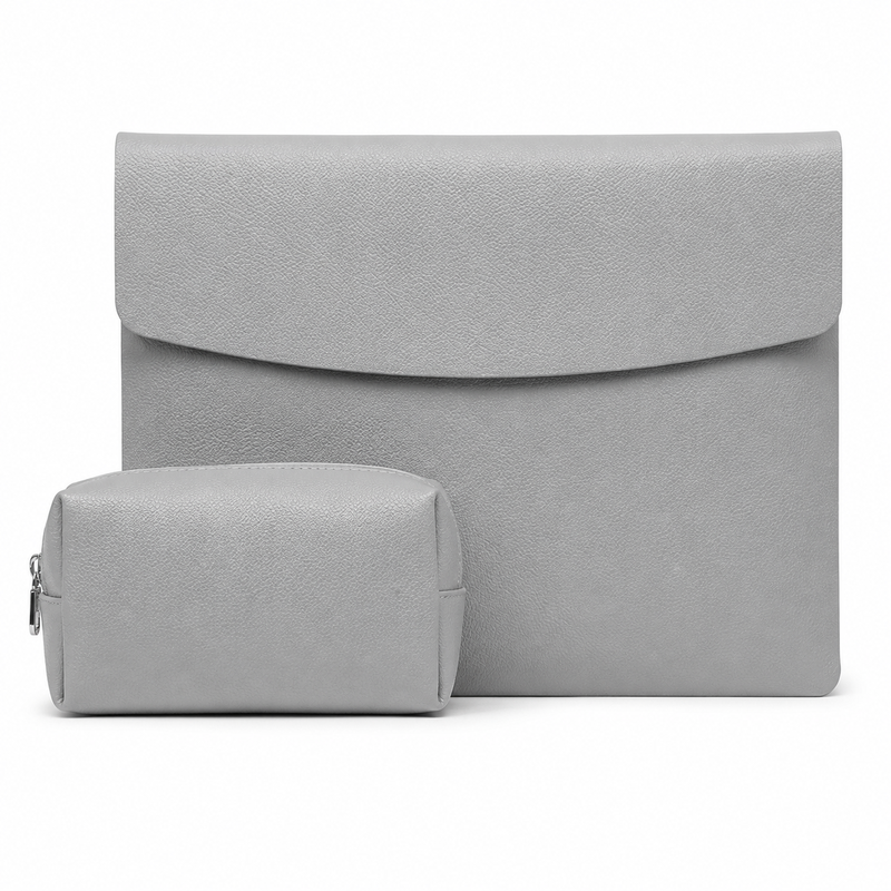 VoxorAI Laptop Bag, Gray, Suitable for 14-inch Laptops. Compatible with Apple, ASUS, Dell, Xiaomi, and other laptop brands. Includes a power adapter (universal model). MegaBDM