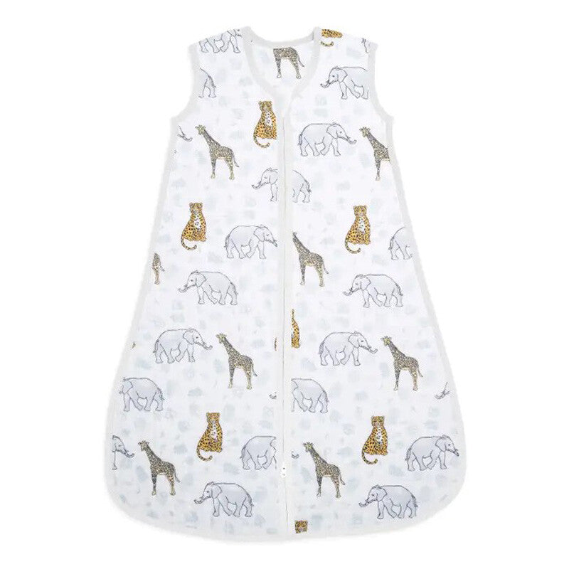aden + anais™ Cotton Muslin Light Sleeping Bag 1.0 TOG 0-6 Months Jungle MegaBDM