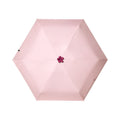 Beneunder BM528 Five-Fold Black-Coated Sun Protection Umbrella, Pink MegaBDM
