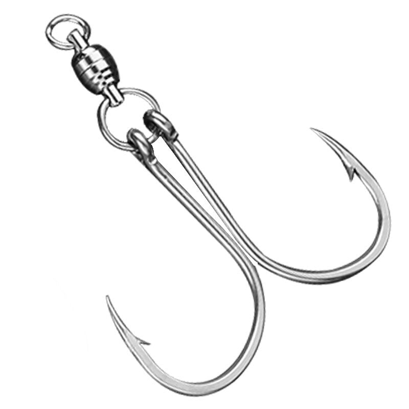 ECOODA Cyan blue fishing Chain hook heavy hook high quality MegaBDM
