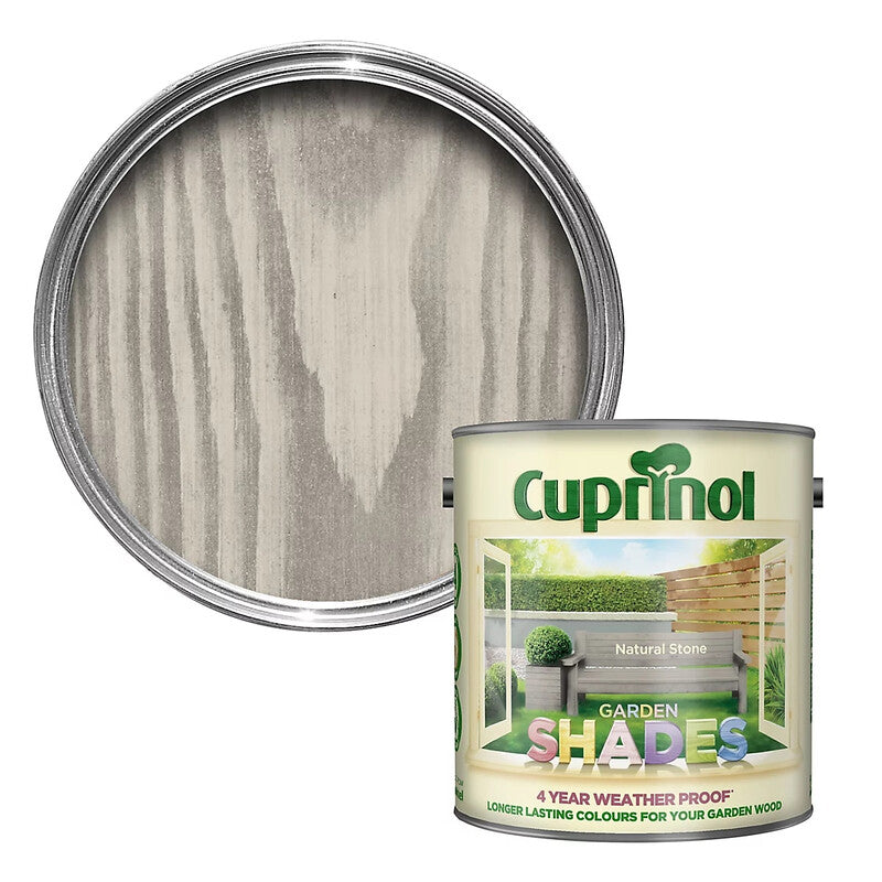 Cuprinol Garden Shades Matt Wood Treatment - Natural Stone - 2.5L MegaBDM