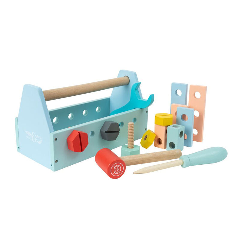 Owl and Fox FSC Wooden Toolbox Playset MegaBDM