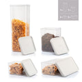 Bodum CANTEEN Set of 6 Storage Jars - White Lid MegaBDM