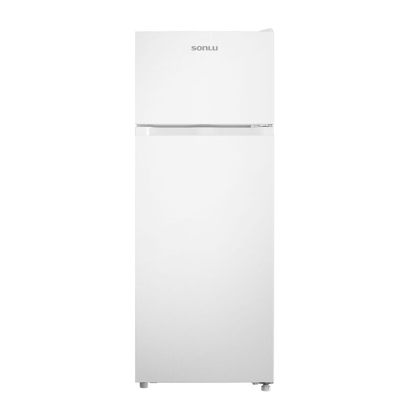 Sonlu CD-240F 206L top-mount freezer compact refrigerator, rapid cooling and fast freezing, adjustable shelves and levelling feet, [Energy Class E] MegaBDM