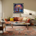 JU7CER Adult 5D Diamond Painting Kit - Colorful Tree of Life | Beginner-Friendly Crystal Cross Stitch 12×12 Inches (30×40cm) MegaBDM