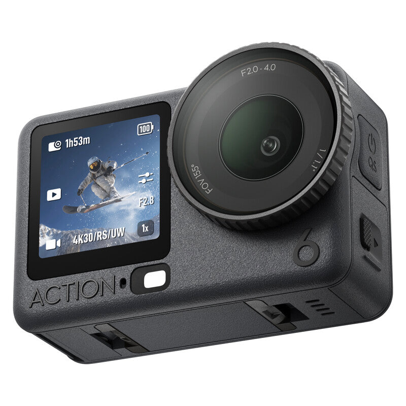 DJI Osmo Action 6 Standard Combo Action Camera with 1/1.1″ Square Sensor, Variable Aperture, 4-Hour Battery, 4K MegaBDM
