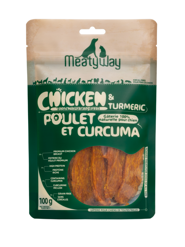 MeatyWay Chicken with Turmeric Tender 100g MegaBDM