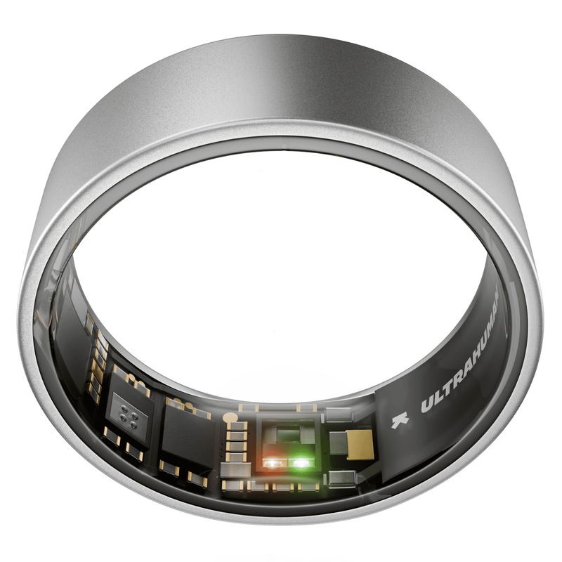 Ultrahuman Ring AIR Smart Ring – Raw Titanium, Size 8 MegaBDM