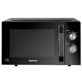 DAEWOO Solo Microwave - 800W, 23L, Black, Manual Controls, 5 Power Settings, Auto Defrost Function, Glass Turntable and Windowed Door, SDA2085GE MegaBDM