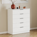 Vida Designs Trega 5 Drawer Chest of Drawers, White MegaBDM