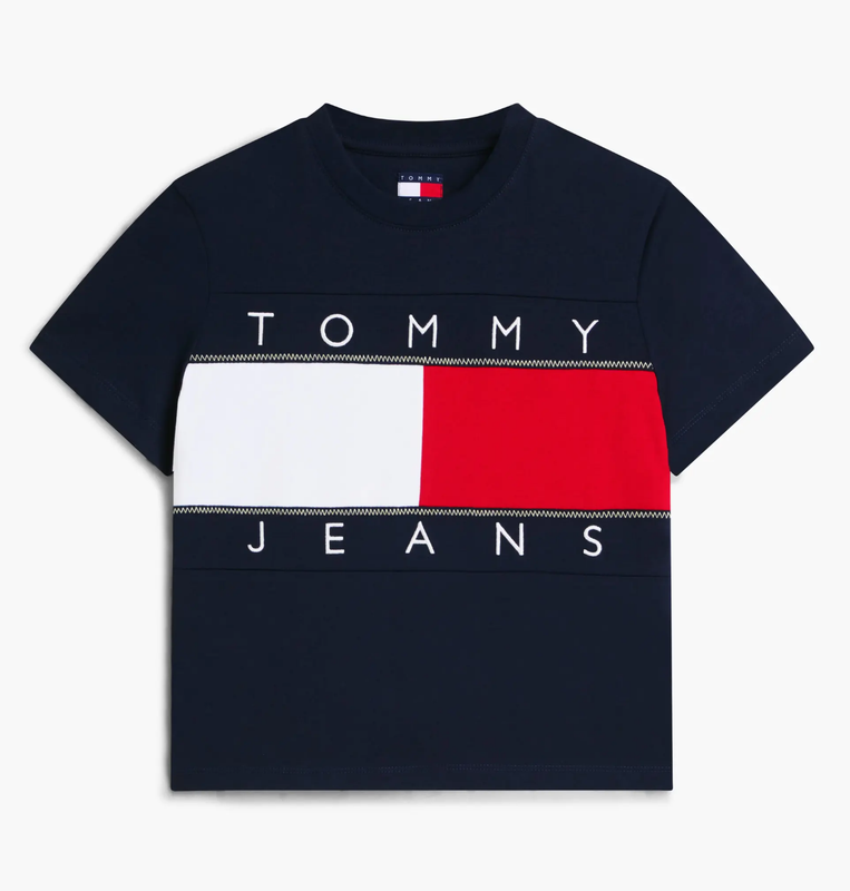Tommy Hilfiger Tommy Flag T-Shirt - Dark Night Navy MegaBDM