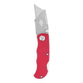 Milestone Utility Knife & 5 x Blades Folding & Locking Red MegaBDM