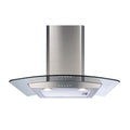 CDA ECP62SS 60cm Chimney Cooker Hood, Stainless Steel, D Rated MegaBDM